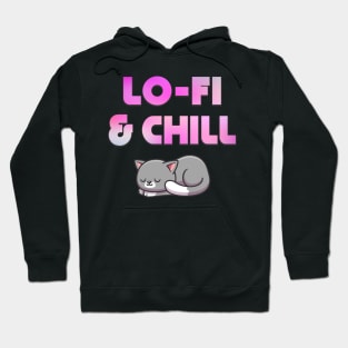 Lo-fi And Chill Cat Hoodie